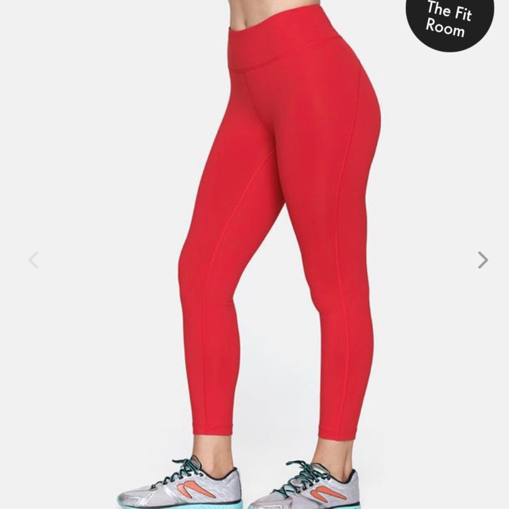 Scarlet red TechSweat 7/8 Flex Legging Size Small